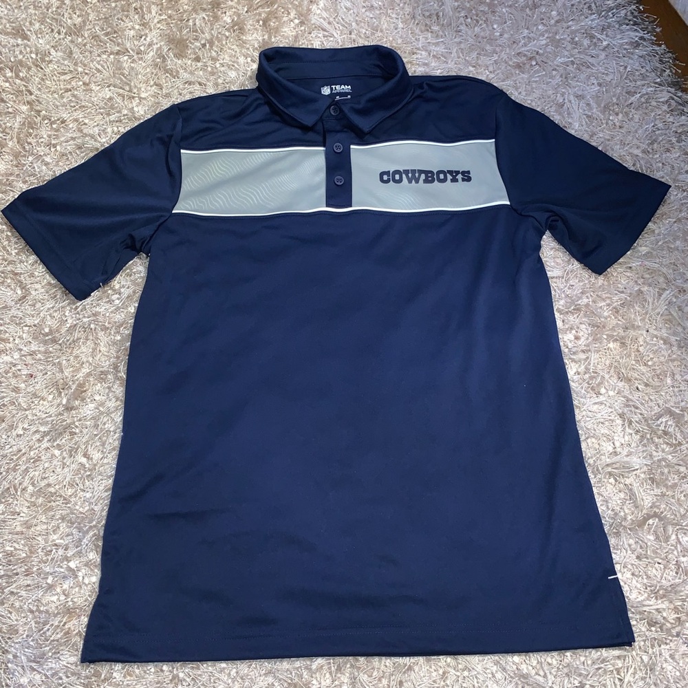3 for $30 ⚡️ NFL Dallas Cowboys Navy Blue Polo Shirt - NWT